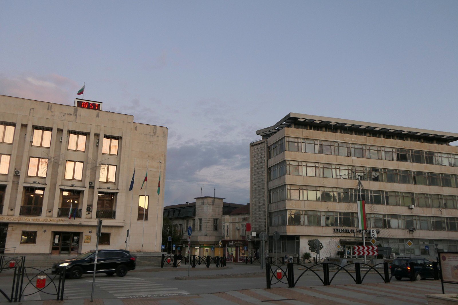 Central square in Gorna Oryahovitsa