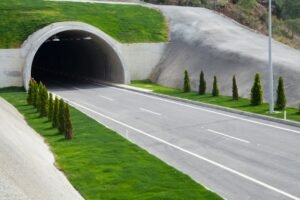 Road tunnel, illustrative photo, not the Topli Dol tunnel. Credit: engin akyurt / Unsplash.