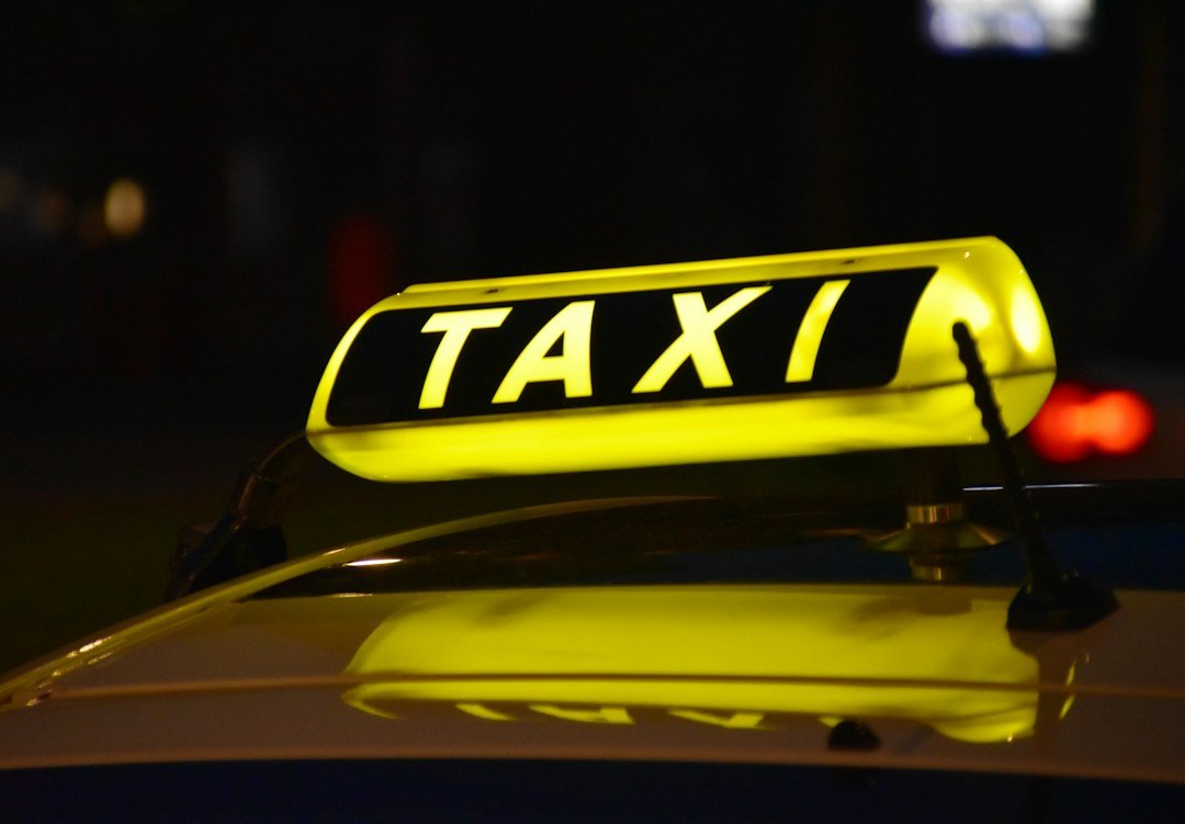 Taxi vehicle — illustrative photograph, not taken in Veliko Tarnovo
